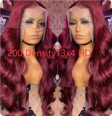 Velvet Wine Red HD Lace Wig