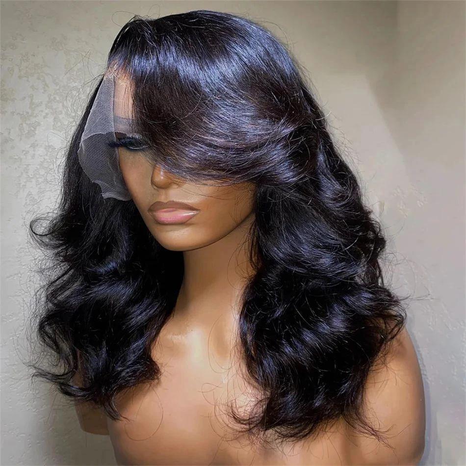 Soft Curl Black Wig (Natural Volume Style)