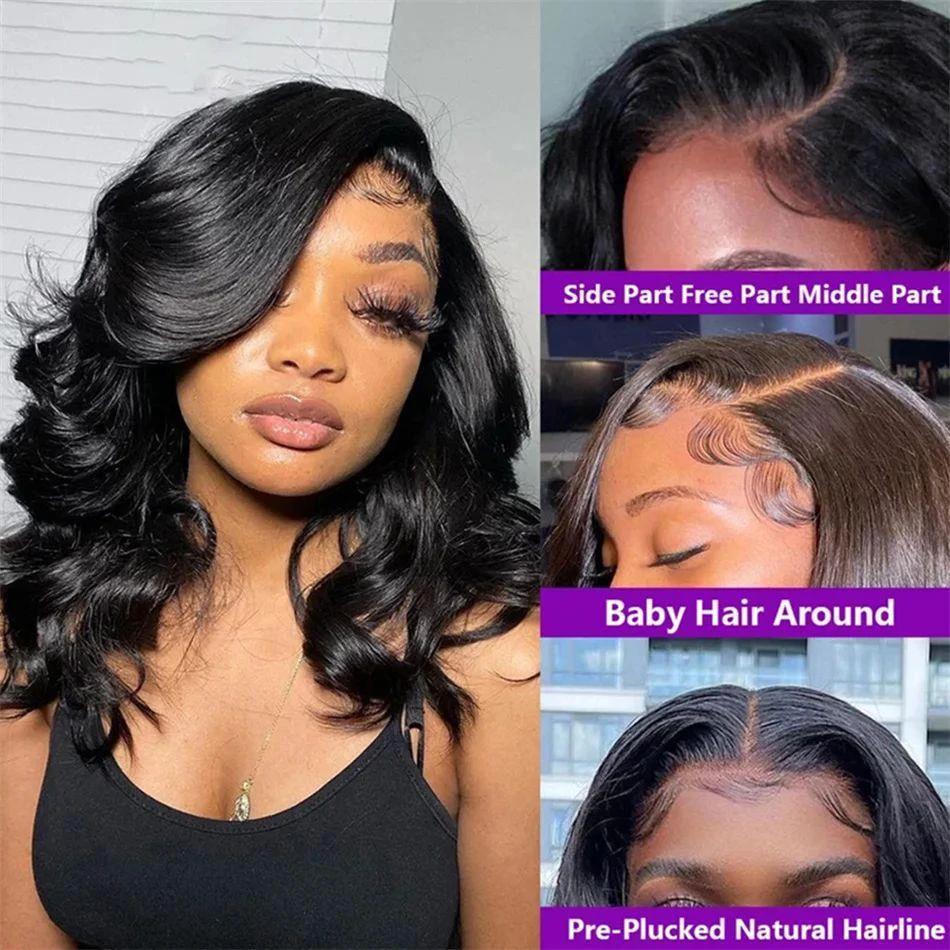 Soft Curl Black Wig (Natural Volume Style)