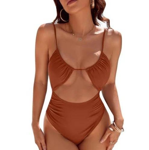 European And American Cute Women's One-piece Swimsuit