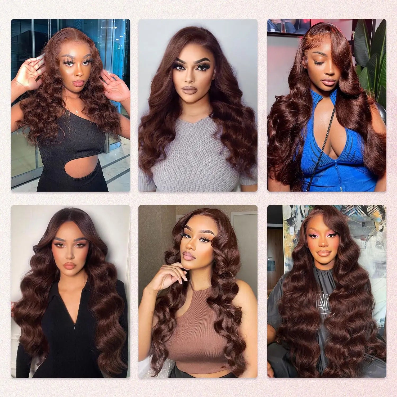 Luxe Chocolate Body Wave HD Lace Wig