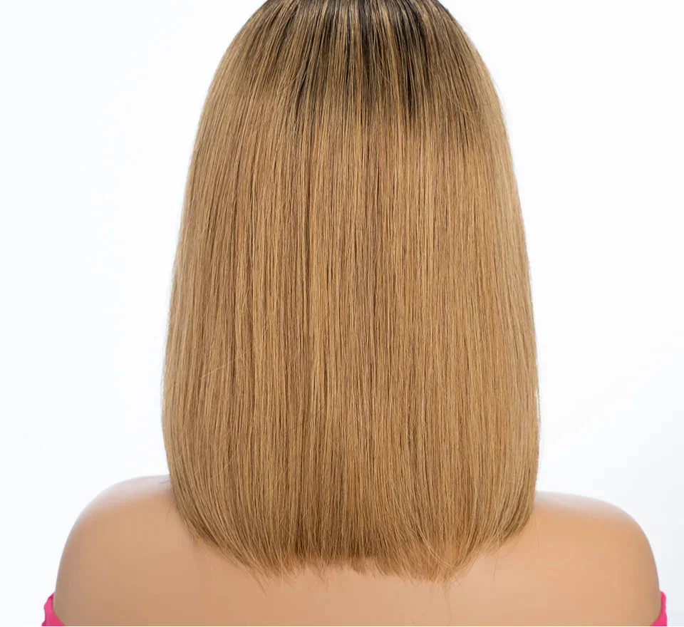 Golden Honey Bob Lace Wig