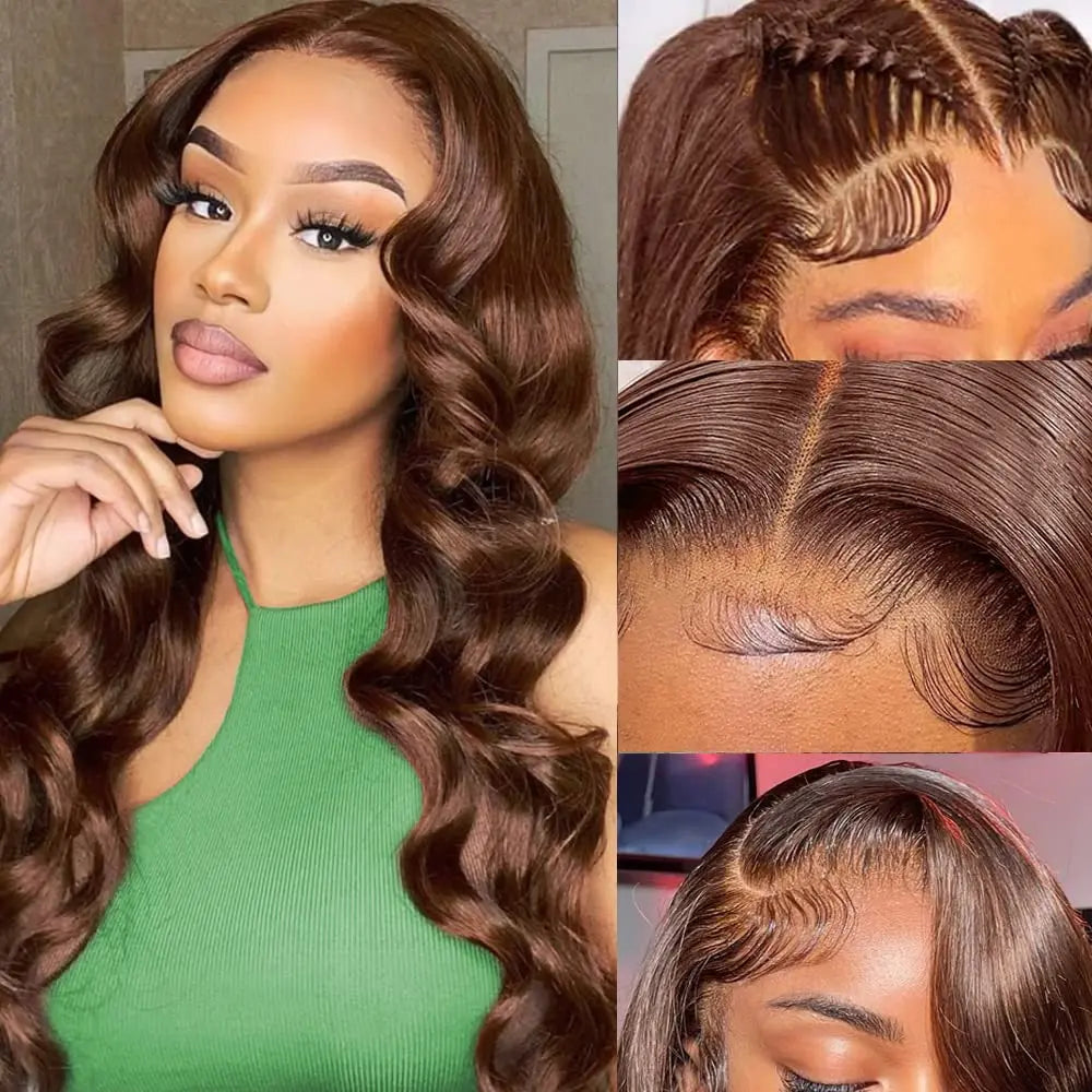 Luxe Chocolate Body Wave HD Lace Wig