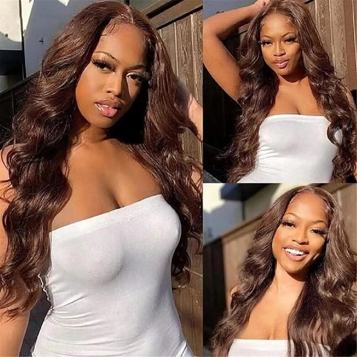 Luxe Chocolate Body Wave HD Lace Wig