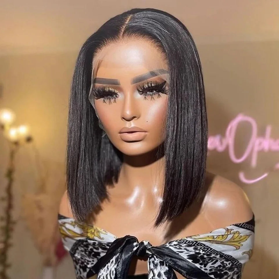 Peruvian Auburn Bob Lace Wig