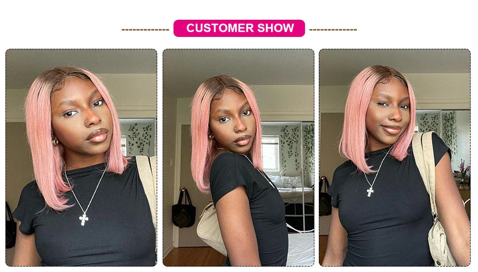 Golden Honey Bob Lace Wig