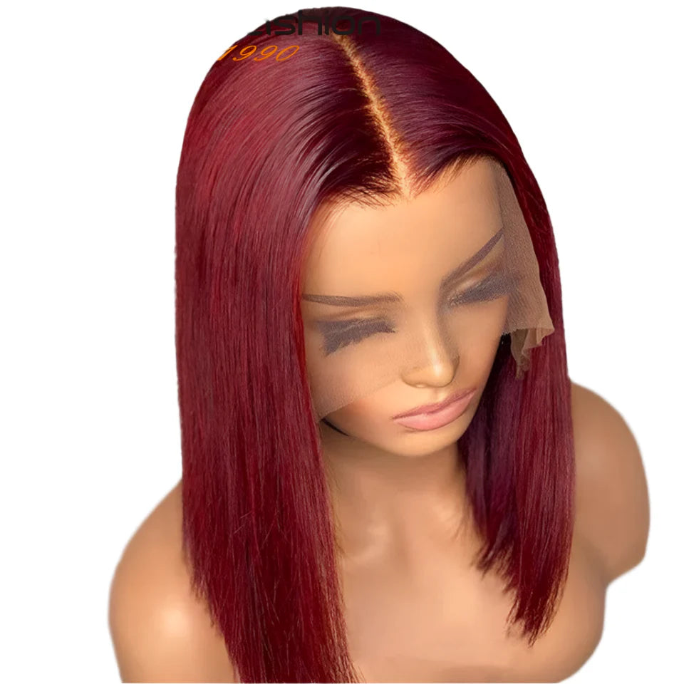 Peruvian Auburn Bob Lace Wig