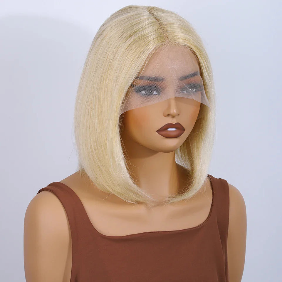 Peruvian Auburn Bob Lace Wig
