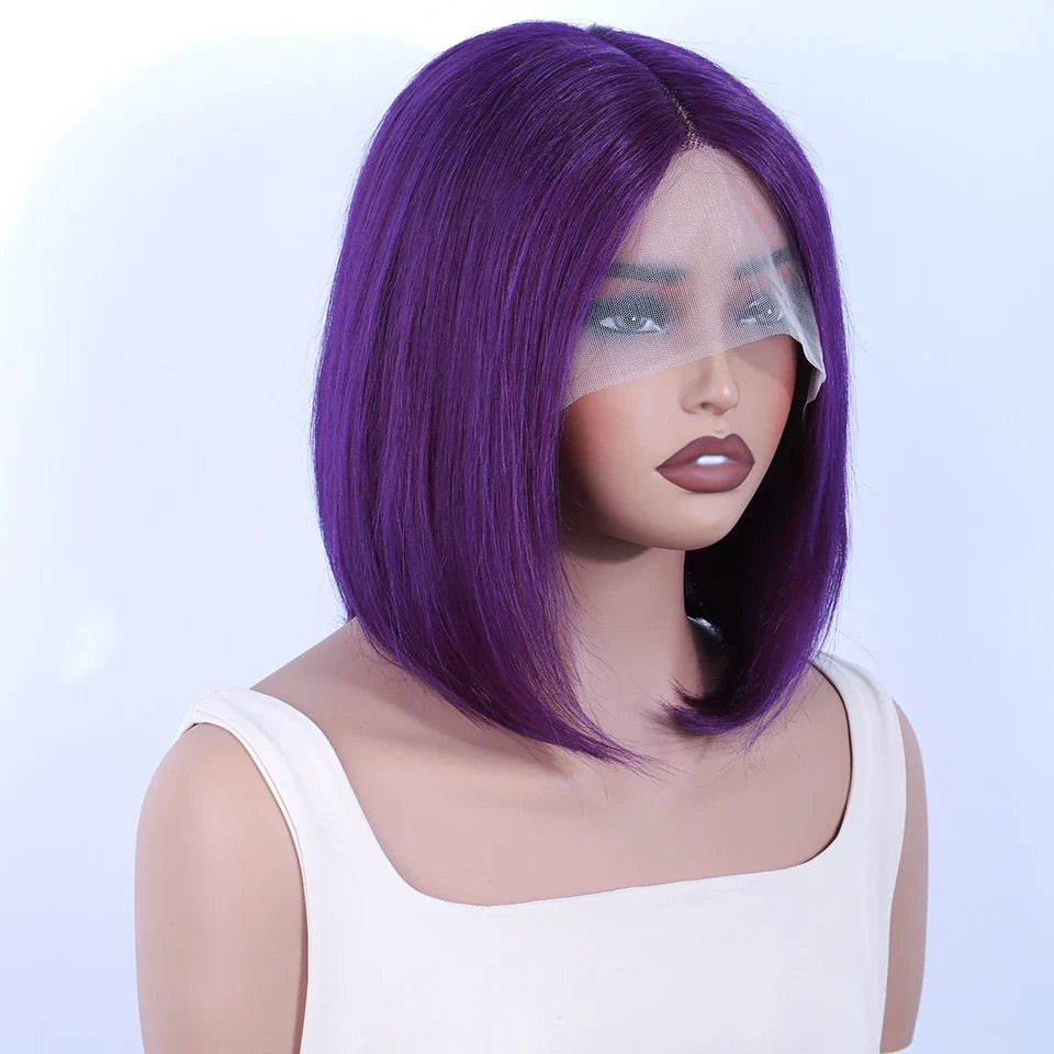 Peruvian Auburn Bob Lace Wig