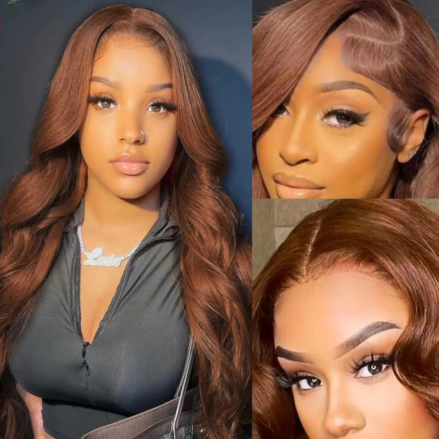 Luxe Chocolate Body Wave HD Lace Wig