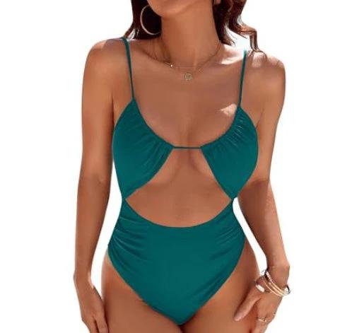 European And American Cute Women's One-piece Swimsuit