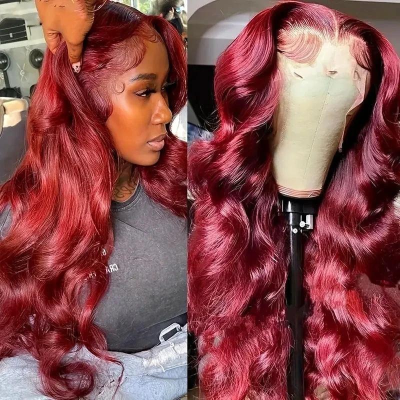 Velvet Wine Red HD Lace Wig